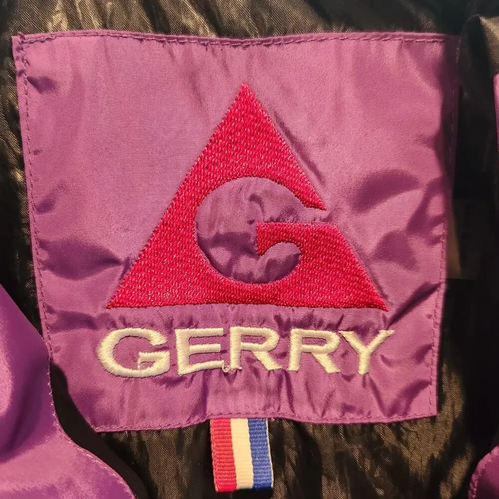 Gerry's‎ Waist Puffer Coat Purple Hooded Jacket Outdoors Outerwear Size Small